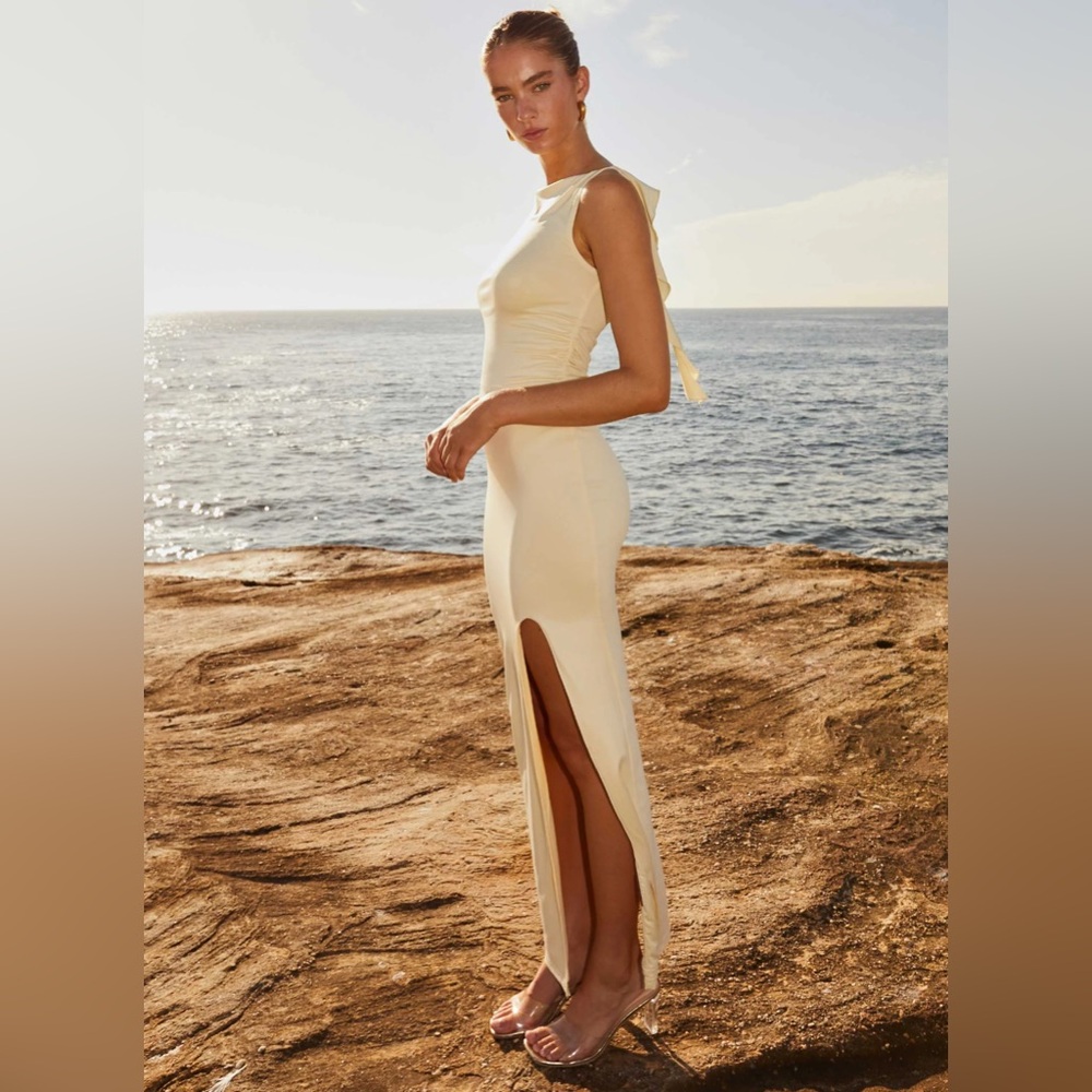 Peppermayo Cream Maxi Dress